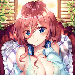 This is a pixiv picture whose title is 中野三玖.
