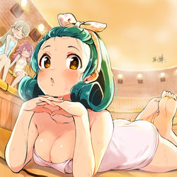This is a pixiv picture whose title is サウナではいほー.