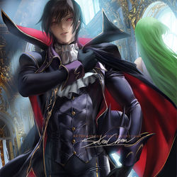 This is a pixiv picture whose title is 反叛的魯路修 Lelouch of the Rebellion.
