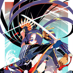 This is a pixiv picture whose title is 天狗ガール×2.