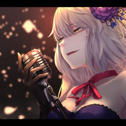 This is a pixiv picture whose title is 歌姫エリス.