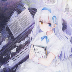 This is a pixiv picture whose title is mute person.