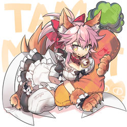 This is a pixiv picture whose title is Cat＆Carrot.