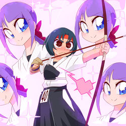 This is a pixiv picture whose title is 恋の一矢.