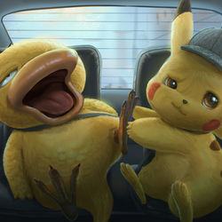 This is a pixiv picture whose title is マッサージ師 ピカチュウ.