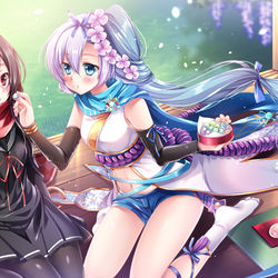 This is a pixiv picture whose title is 少女春色.
