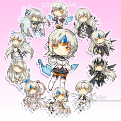 This is a pixiv picture whose title is —EVE·ALL—.