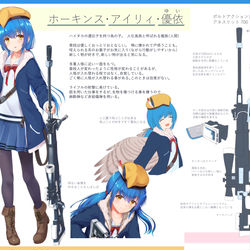 This is a pixiv picture whose title is うちの子　ホーキンス・優依.