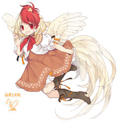 This is a pixiv picture whose title is にわとりの神様.