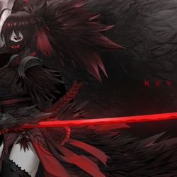 This is a pixiv picture whose title is Nevermore.