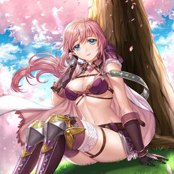 This is a pixiv picture whose title is 桜花の恥じらい フォルテ.