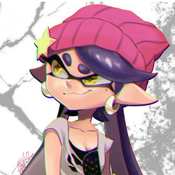 This is a pixiv picture whose title is たくらむアオリちゃん.