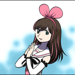 This is a pixiv picture whose title is 手塚タッチでキズナアイ.