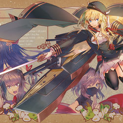 This is a pixiv picture whose title is 金剛型.