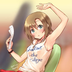 This is a pixiv picture whose title is 腋りーな.