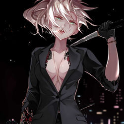 This is a pixiv picture whose title is モードレッド.