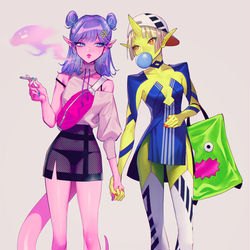 This is a pixiv picture whose title is Cosmic☆Girls.