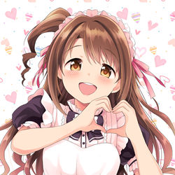 This is a pixiv picture whose title is メイド卯月.