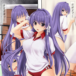 This is a pixiv picture whose title is ブルマ穿いてる杏のせいだよ。.