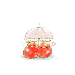 This is a pixiv picture whose title is あいあいがさ.