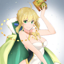 This is a pixiv picture whose title is 水着弓王様！！.