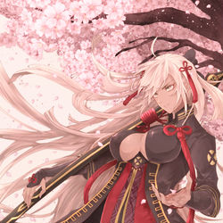 This is a pixiv picture whose title is 沖田オルタ.