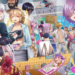 This is a pixiv picture whose title is サーヴァント・サマー・フェスティバル！.