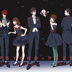 This is a pixiv picture whose title is PSYCHO-PASS.