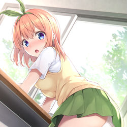 This is a pixiv picture whose title is 四葉.