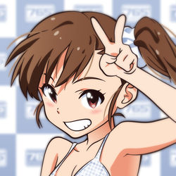 This is a pixiv picture whose title is 待ち受け真美。.