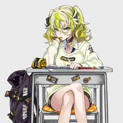 This is a pixiv picture whose title is 『あの子のとなり』.