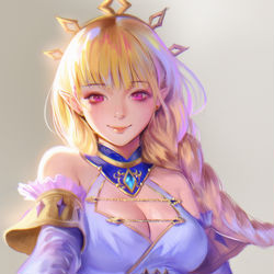This is a pixiv picture whose title is KNIGHTS CHRONICLE 1THLena fanart.
