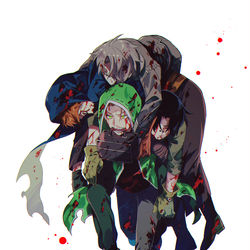 This is a pixiv picture whose title is 1人も置いていかない.
