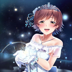 This is a pixiv picture whose title is 「プロデューサー...やっと見つけたよ...私の一番星！」.
