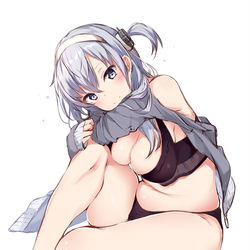 This is a pixiv picture whose title is 涼月ちゃそ.