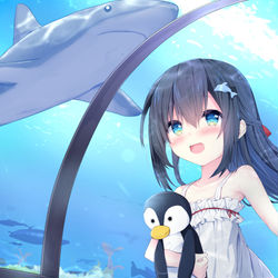 This is a pixiv picture whose title is 水族館.