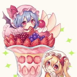 This is a pixiv picture whose title is レミフラパフェ.