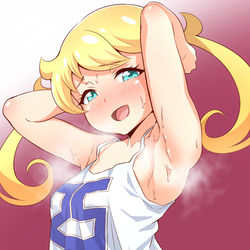 This is a pixiv picture whose title is えも腋.