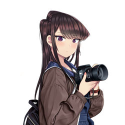 This is a pixiv picture whose title is Komi.