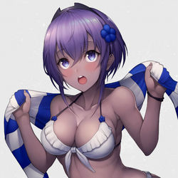 This is a pixiv picture whose title is 【FGO】静謐のハサン（水着）2.