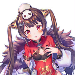 This is a pixiv picture whose title is 食べてもいいの？.