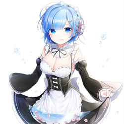 This is a pixiv picture whose title is レム.