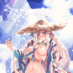 This is a pixiv picture whose title is 空を写す体.