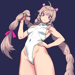 This is a pixiv picture whose title is 미호.