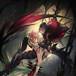 This is a pixiv picture whose title is 悪のワルツ.