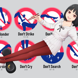 This is a pixiv picture whose title is 迷いは死！探りは死！涙は死！.