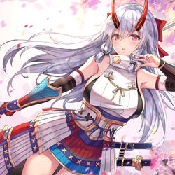 This is a pixiv picture whose title is 桜インフェルノ.