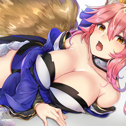 This is a pixiv picture whose title is 玉藻が誘ってくる.