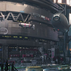 This is a pixiv picture whose title is City Part Round Corner.