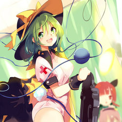 This is a pixiv picture whose title is こいしちゃん病棟　inナース.